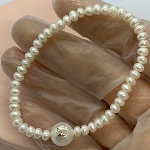 Tous Silver TOUS Sweet Dolls Bracelet with pearls